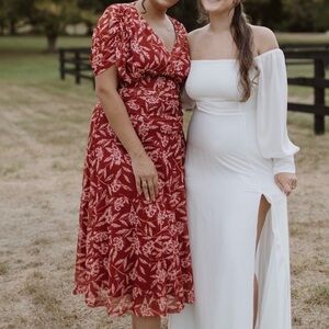 PINK and RED dress not the white